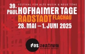 Paul Hofhaimer Tage 2025